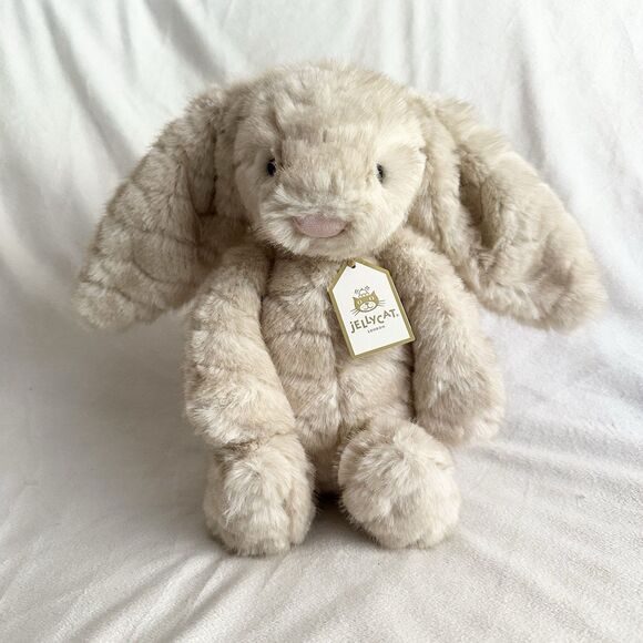 Jellycat London Franilla Luxe Bashful Bunny LA Grove Exclusive Ski Club Plush - Picture 1 of 7